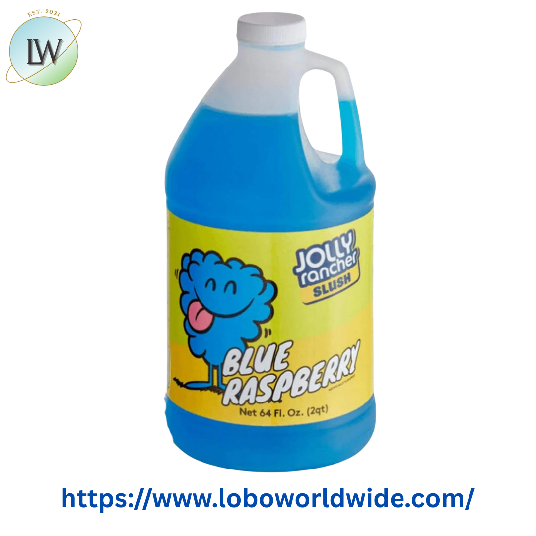 Jolly Rancher 1/2 Gallon Blue Raspberry Slushy 5:1 Concentrate