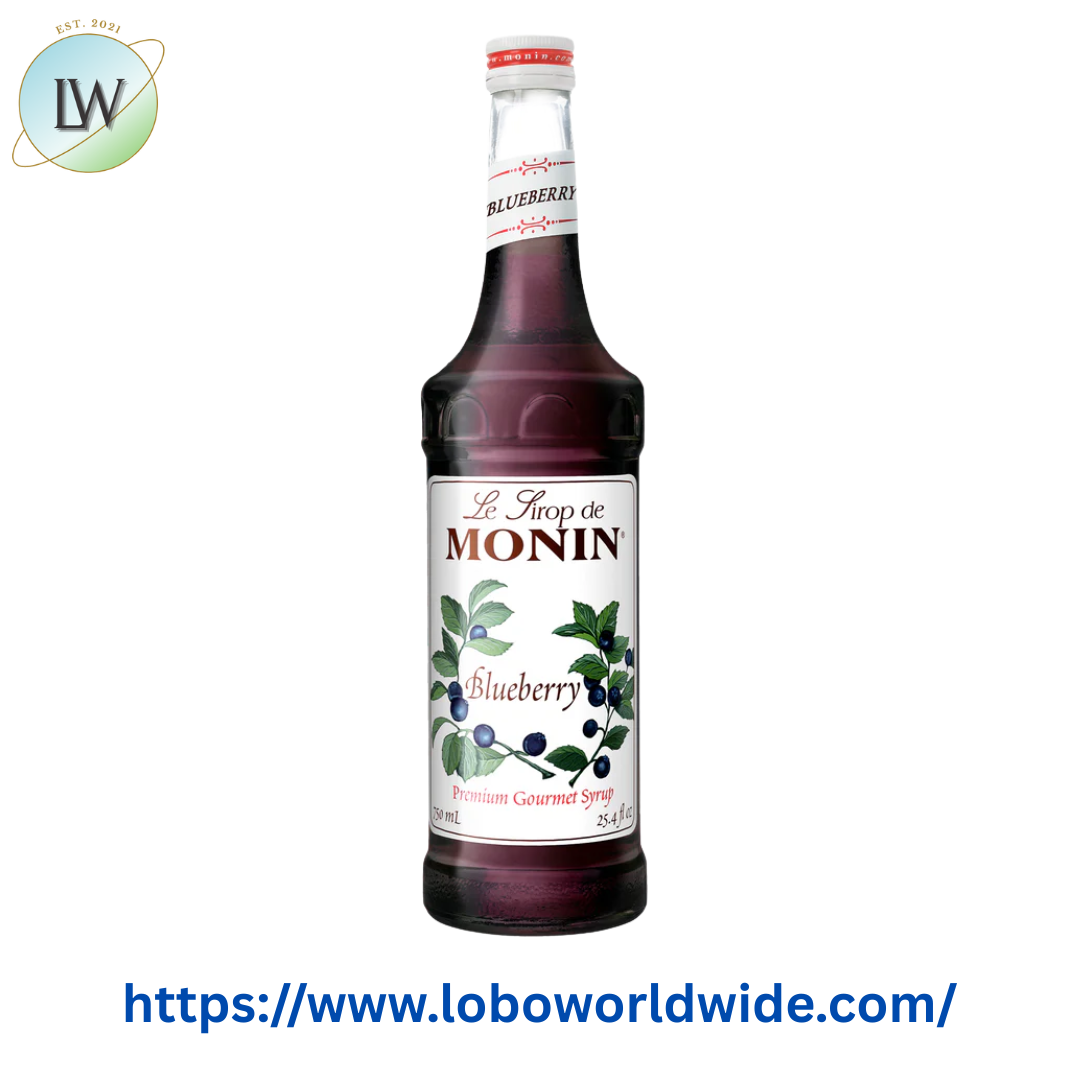 Monin Premium Blueberry Flavoring / Fruit Syrup 750 mL