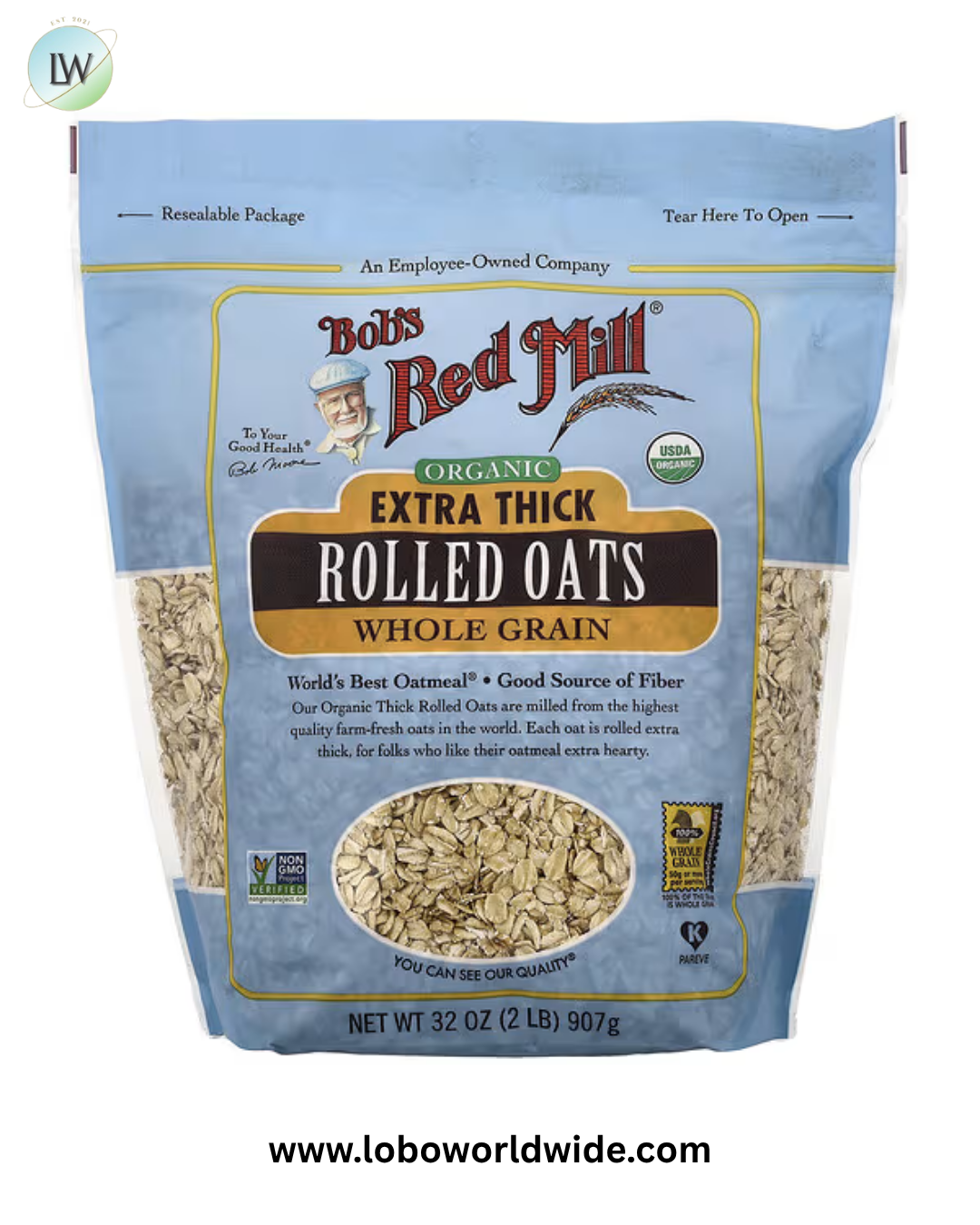 Bob's Red Mill, Rolled Oats, Whole Grain, 32 oz (907 g)