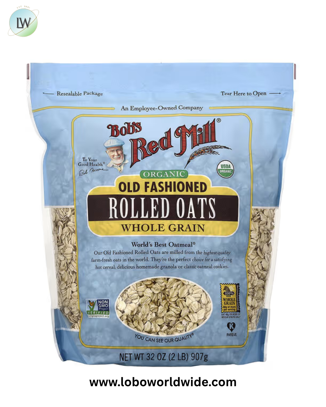 Bob's Red Mill, Old Fashioned Rolled Oats, Whole Grain