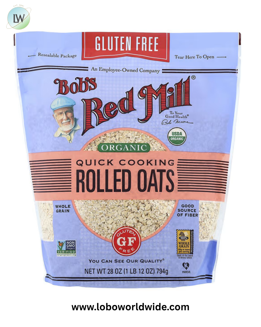 Bob's Red Mill, Organic Quick Cooking Rolled Oats, 28 oz (794 g)