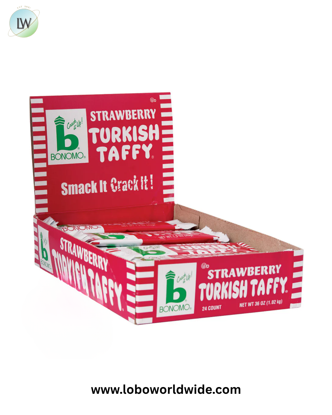 Bonomo Turkish Taffy - 24ct