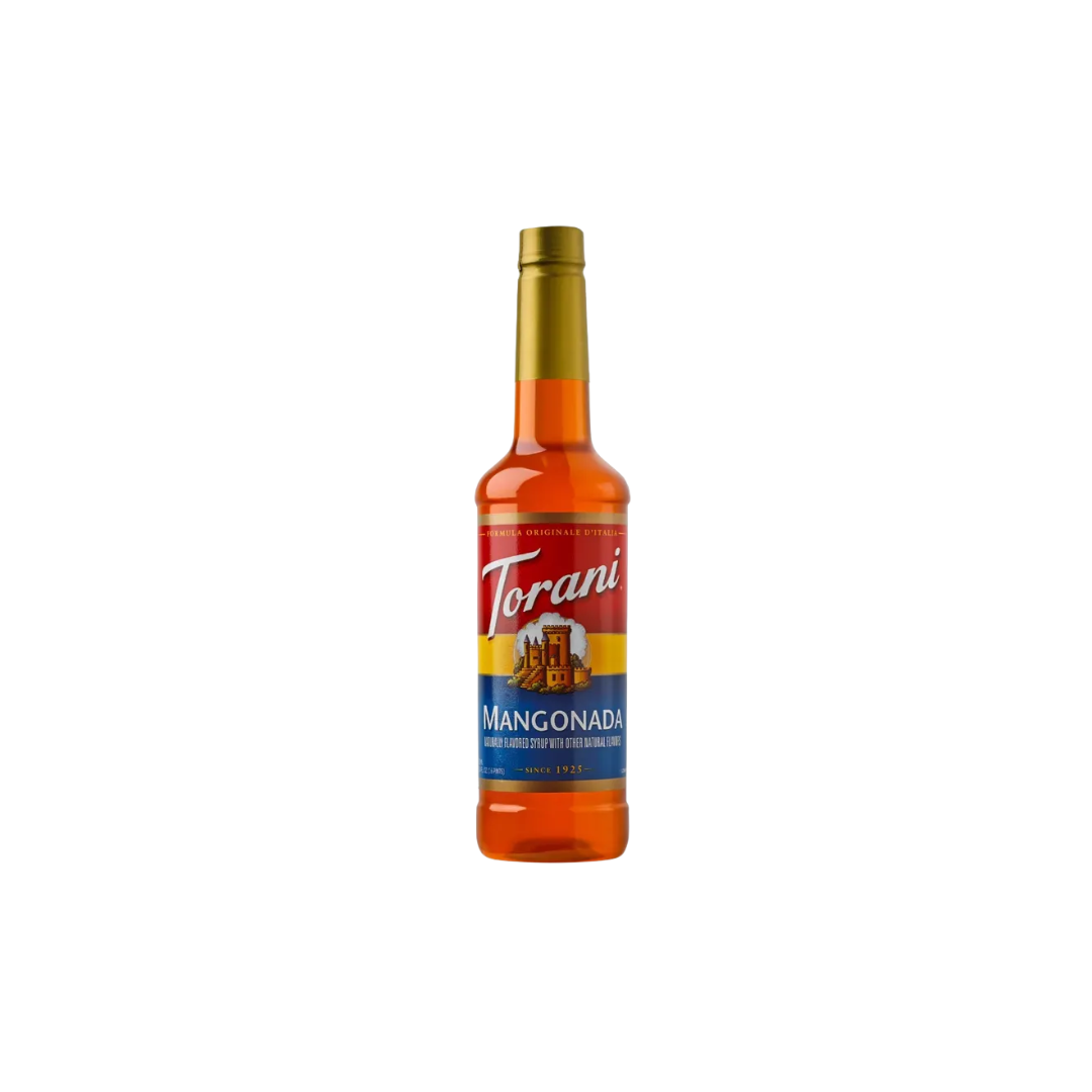 Torani Mangonada Flavoring Syrup 750 mL Plastic Bottle - 4/Case