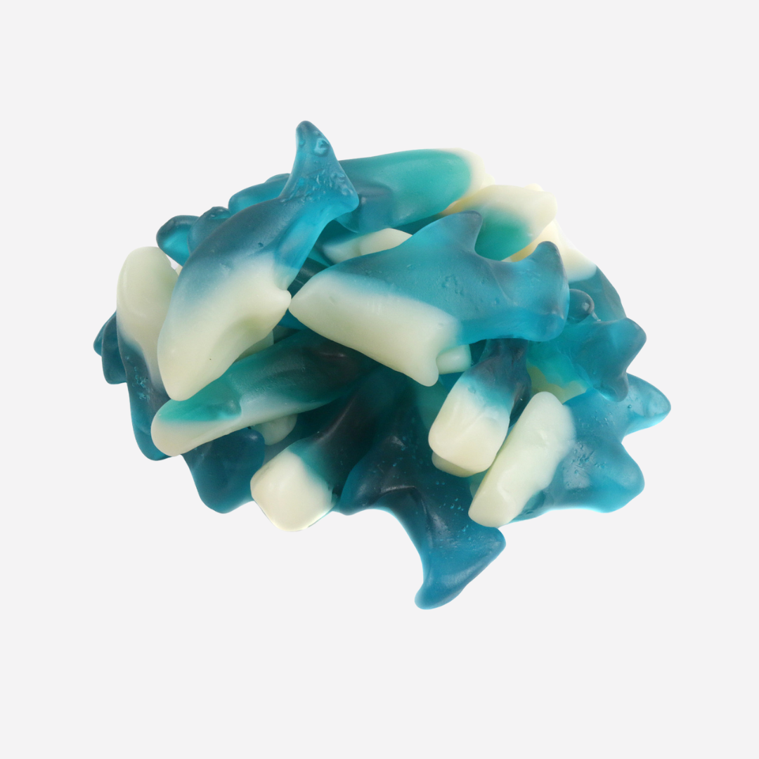Gummy Sharks - White Fin - 1lb.