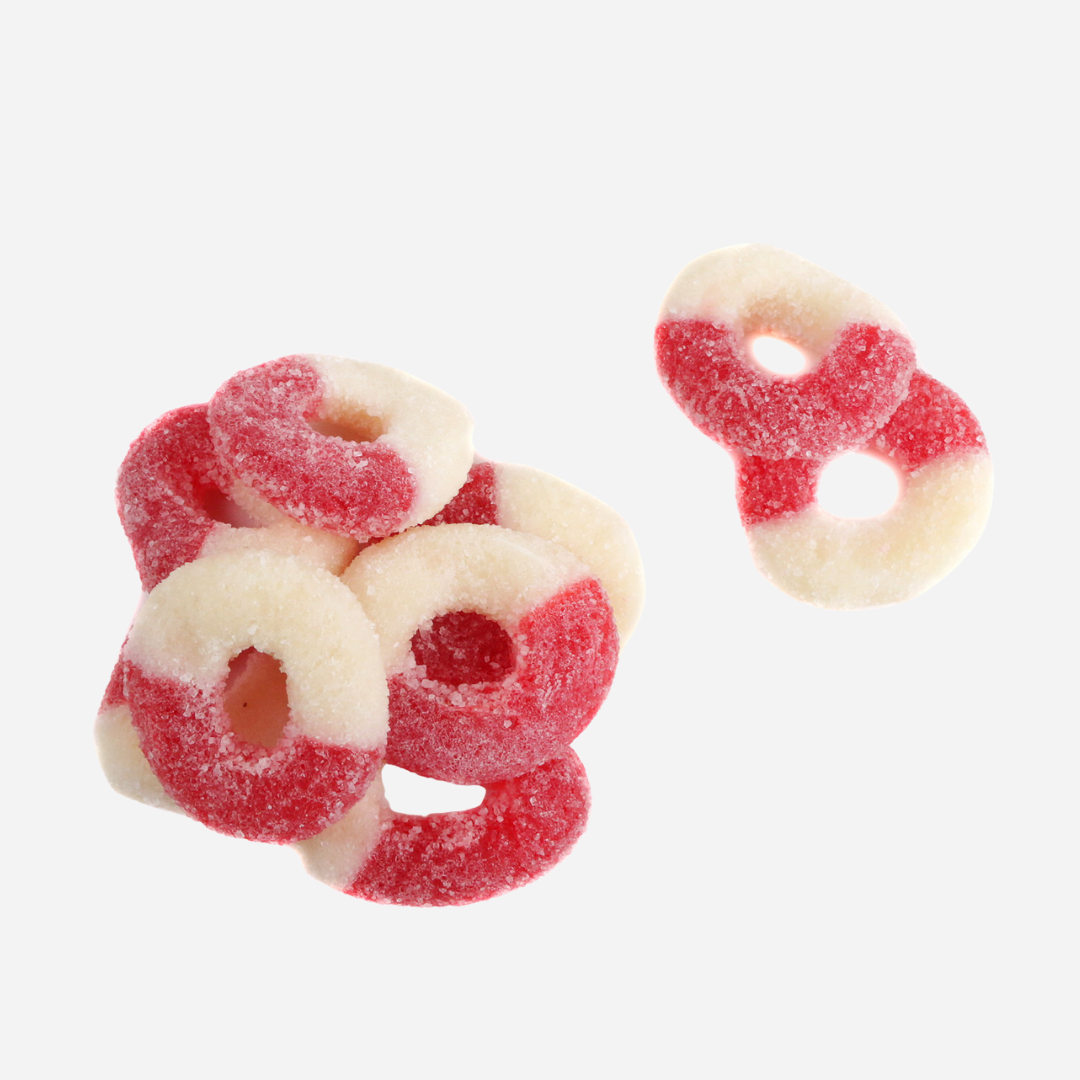 Sweet Cherry Gummy Rings - 1lb.