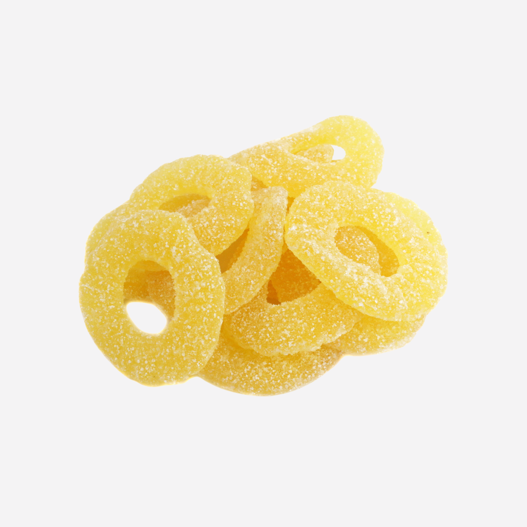 Gummy Pineapple Rings - 1lb.