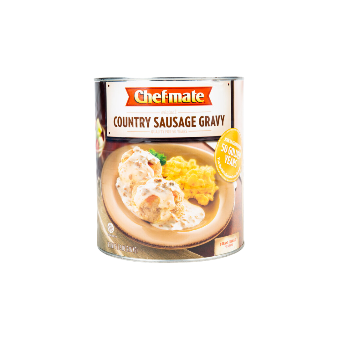 Chef-Mate #10 Can Country Sausage Gravy - 6/Case