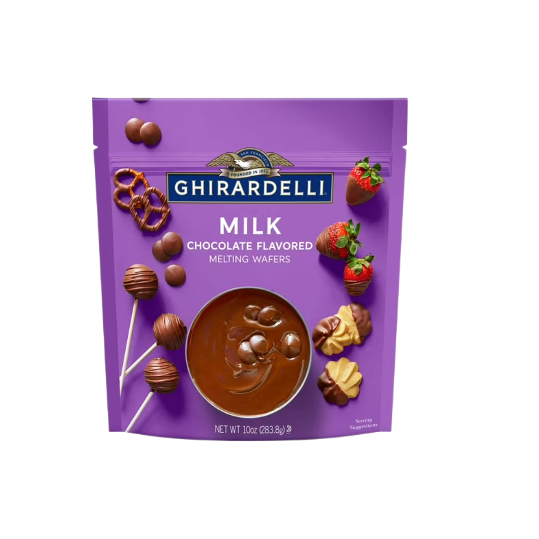 Ghirardelli Milk Chocolate Flavored Melting Wafers, 6Count