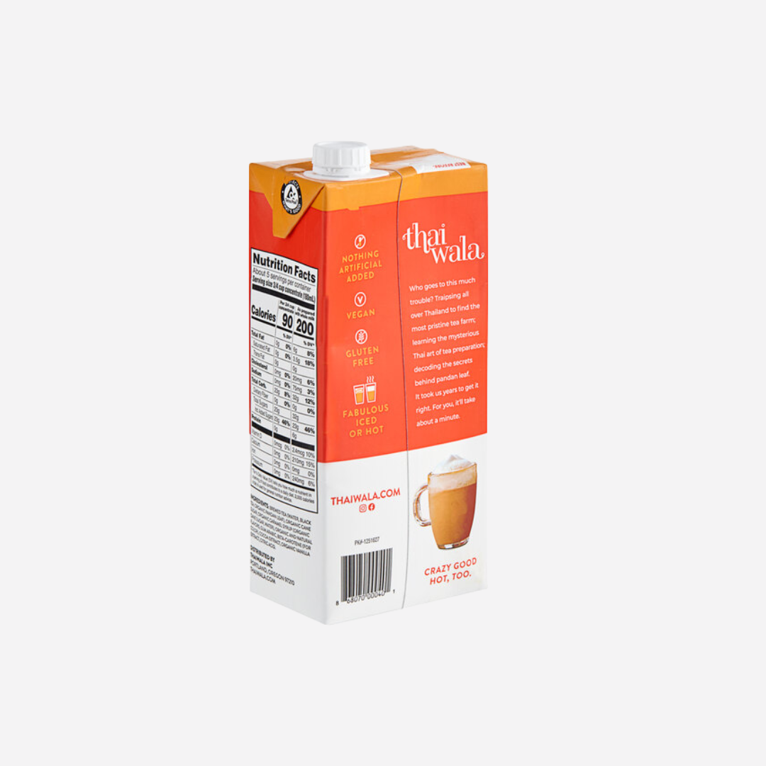 Thaiwala Original Thai Tea 1:1 Concentrate 32 fl. oz.