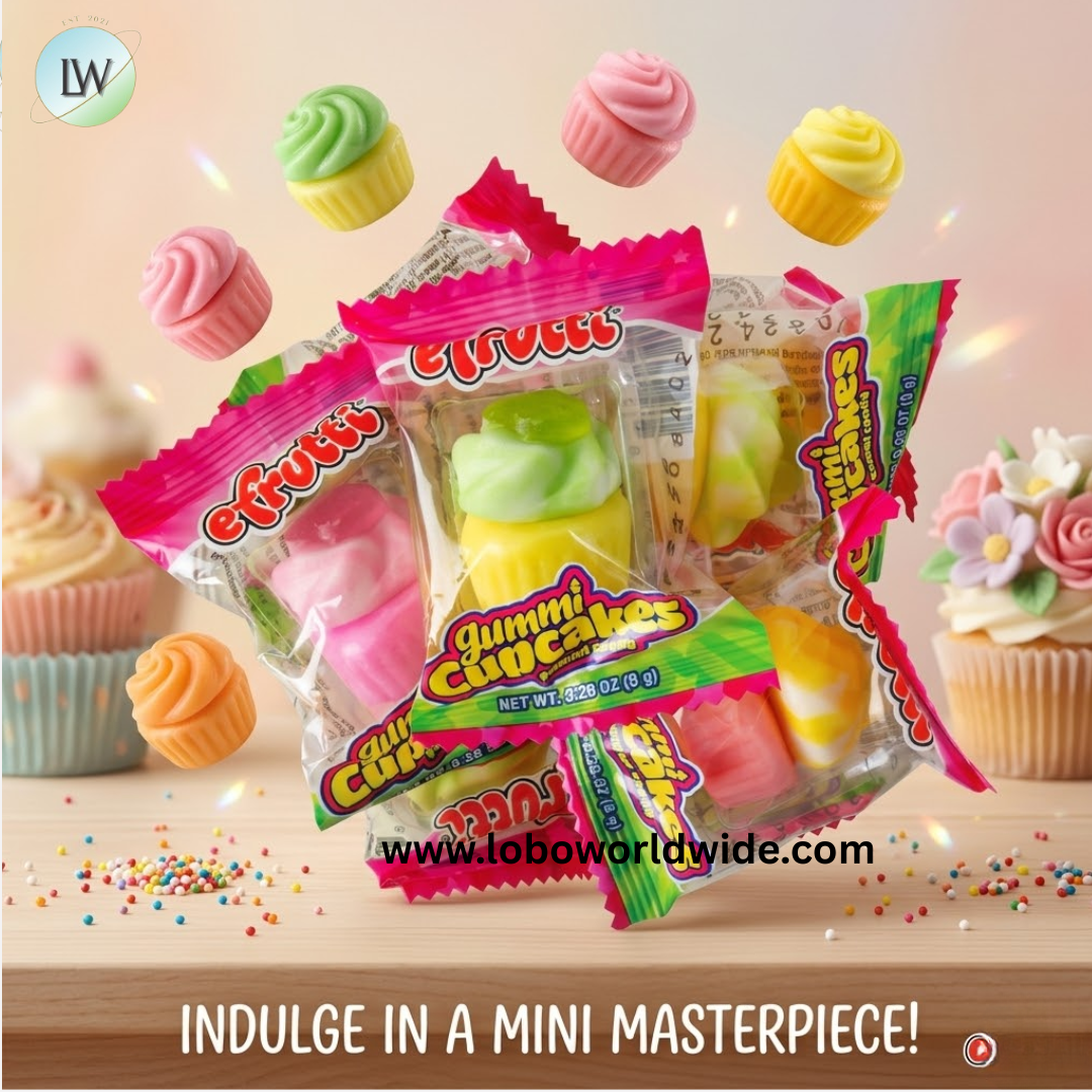 Efrutti Gummi Cupcakes - 114ct