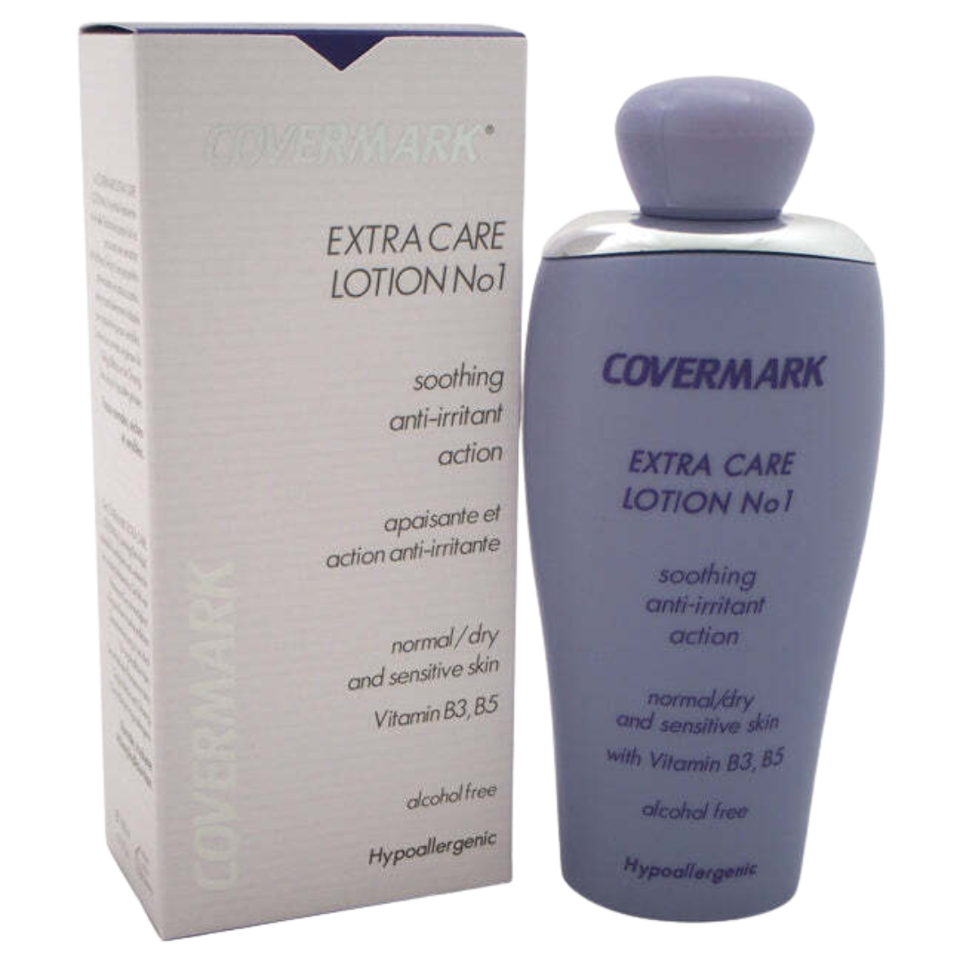 Covermark Extra Care Lotion No1 Soothing Anti-Irritant Action - Dry Normal Sensitive Skin by Covermark for Women - 6.76 oz Lotion Body Lotion