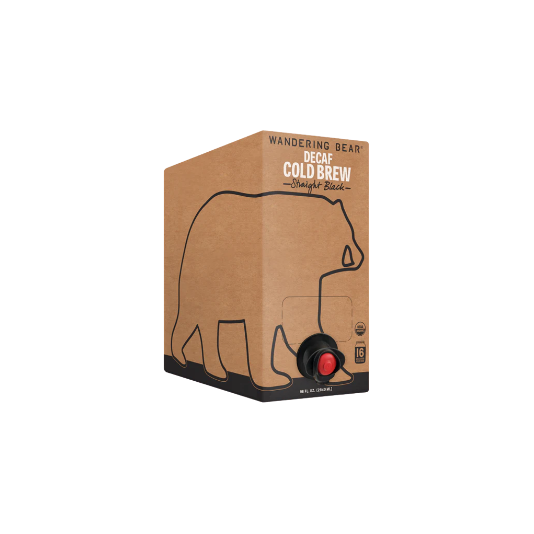 Wandering Bear Decaf Cold Brew Coffee On Tap, 96 fl oz