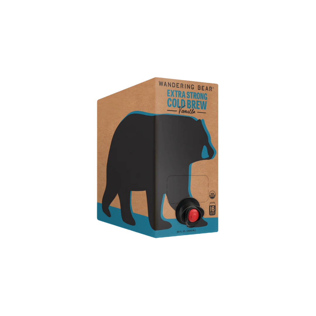 Wandering Bear Organic Vanilla Cold Brew Coffee On Tap, 96 fl oz