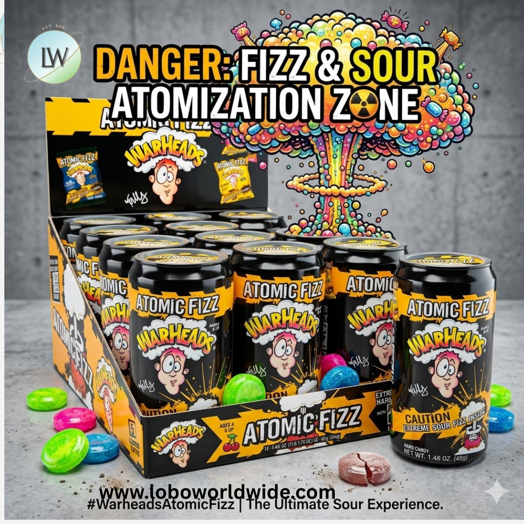 Warheads Atomic Fizz Hard Candy - 12ct