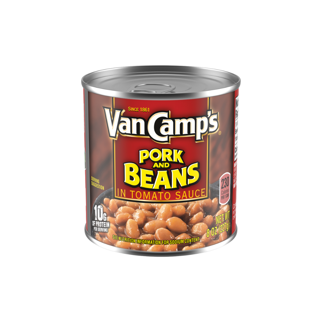Van Camp's Pork and Beans, Canned Beans, 8 oz