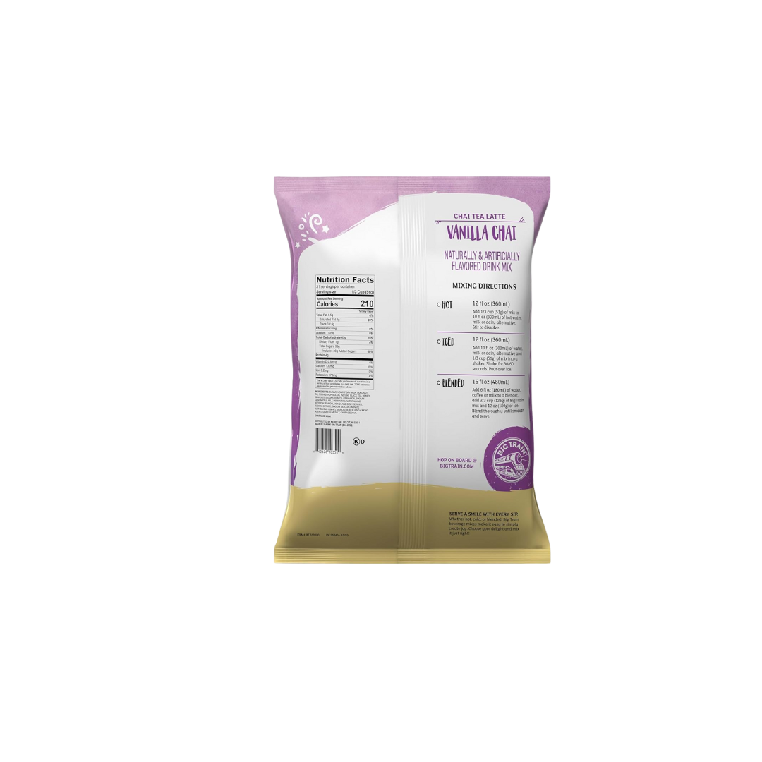Big Train Vanilla Chai Tea Latte Mix - 3.5 lb.