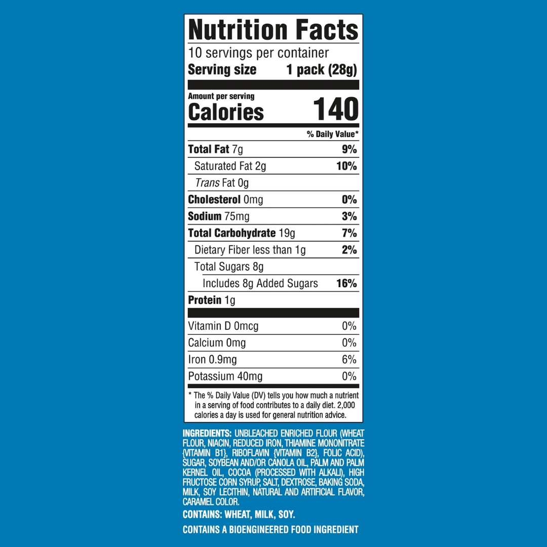 CHIPS AHOY! Mini Original Chocolate Chip Cookies, 10 Snack Packs