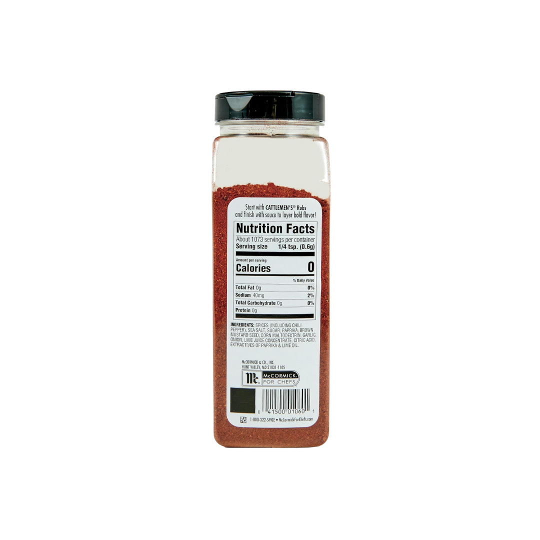 Cattlemen's 22.75 oz. Chili Lime BBQ Rub