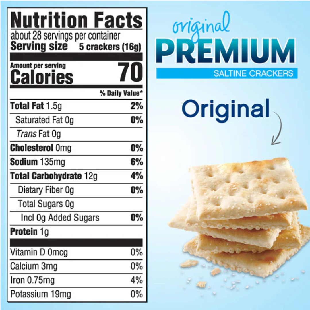 Westminster 2-Pack Saltine Crackers - 500/Case