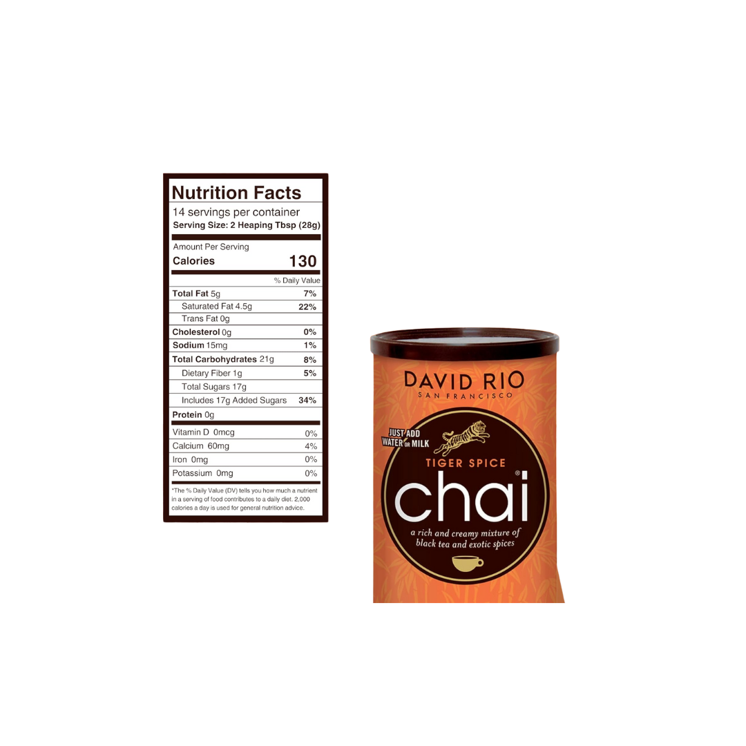 David Rio Tiger Spice Chai‚Ñ¢ Tea Latte Mix 14 oz.