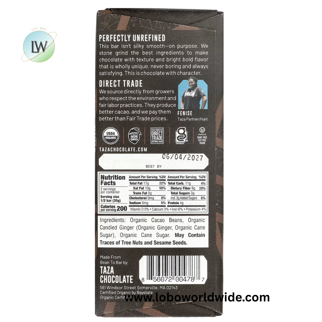 Taza Chocolate, 95% Dark Chocolate, Wicked Dark