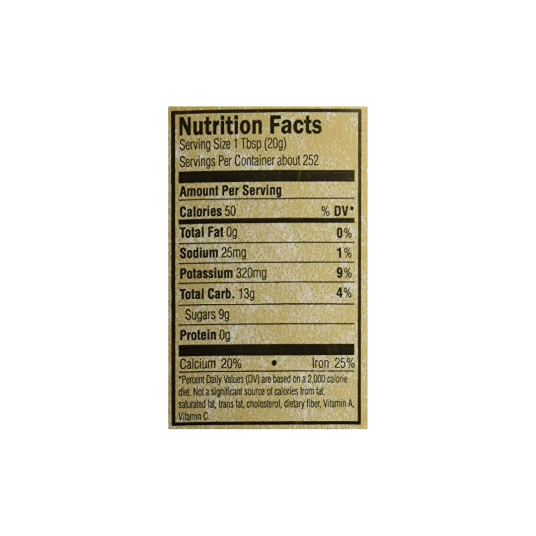 Golden Barrel Bulk Unsulfured Blackstrap Molasses Jug, 128 fl. Oz.