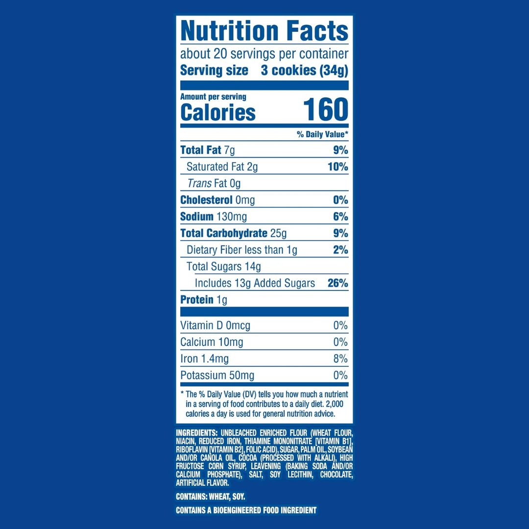 OREO Chocolate Sandwich Cookies, Party Size, 24.16 oz