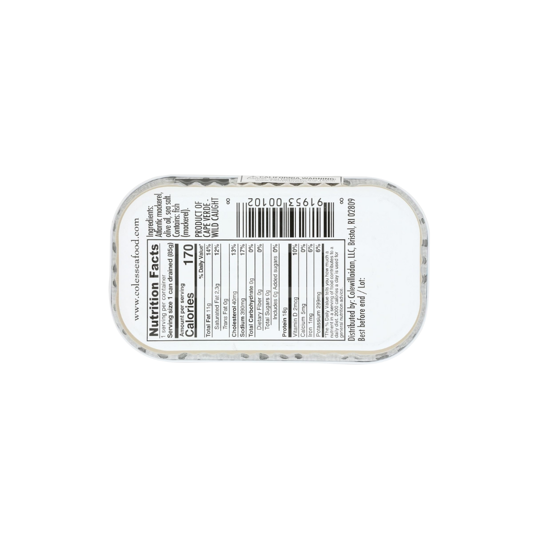 COLES MACKEREL OLIVE OIL 4.4 oz