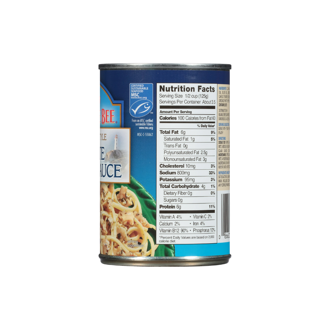 Snow's Italian Style White Clam Sauce, 15 Ounce