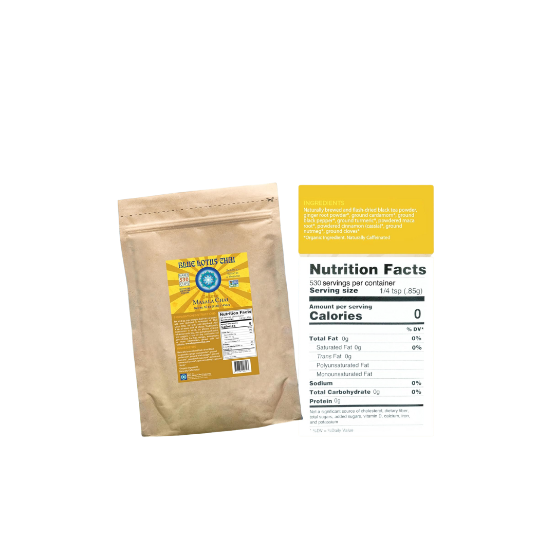 "Golden Masala Chai One Pound Bag (530 cups) "