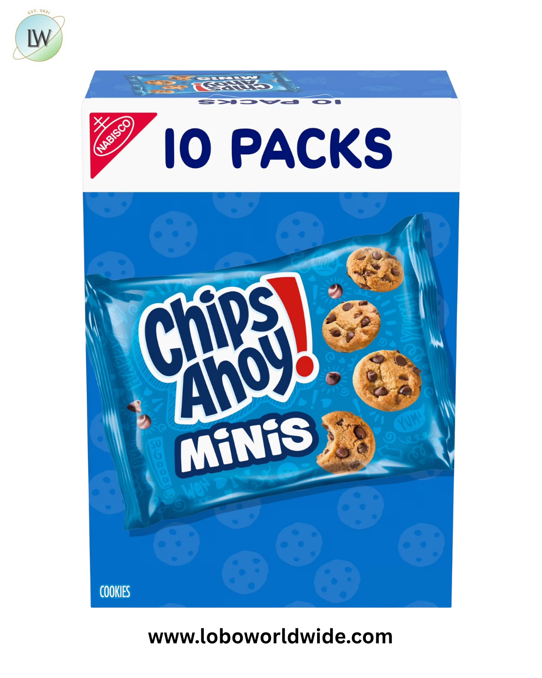CHIPS AHOY! Mini Original Chocolate Chip Cookies, 10 Snack Packs