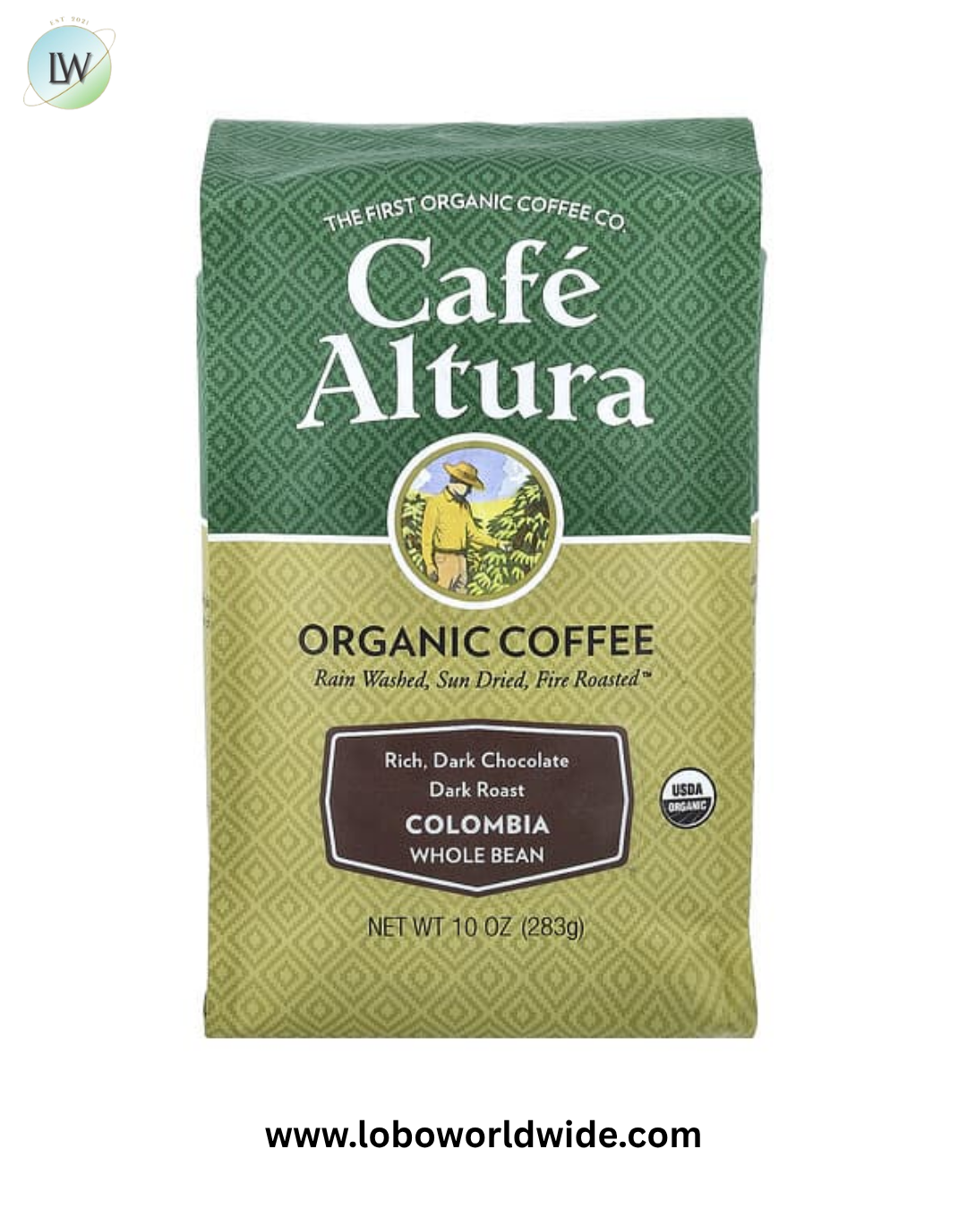 Cafe Altura, Organic Coffee, Whole Bean, 10 oz (283 g)