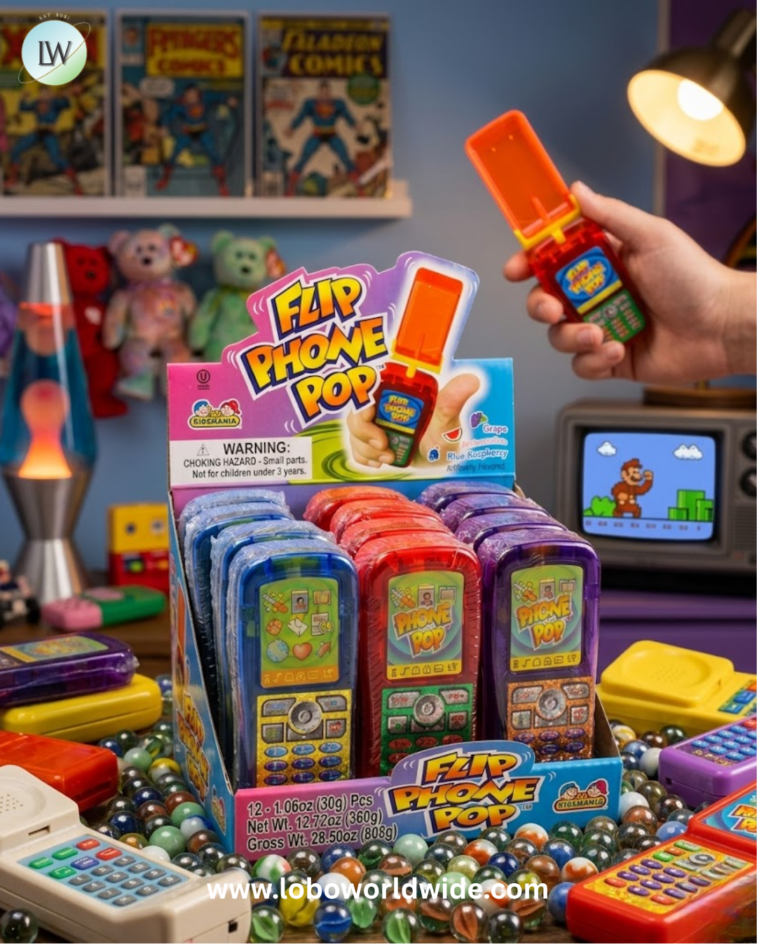 Candy Flip Phone 12 Piece