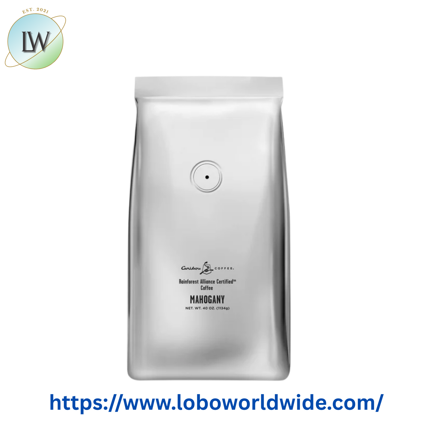 Caribou Coffee Mahogany Blend Whole Bean Coffee 2.5 lb.