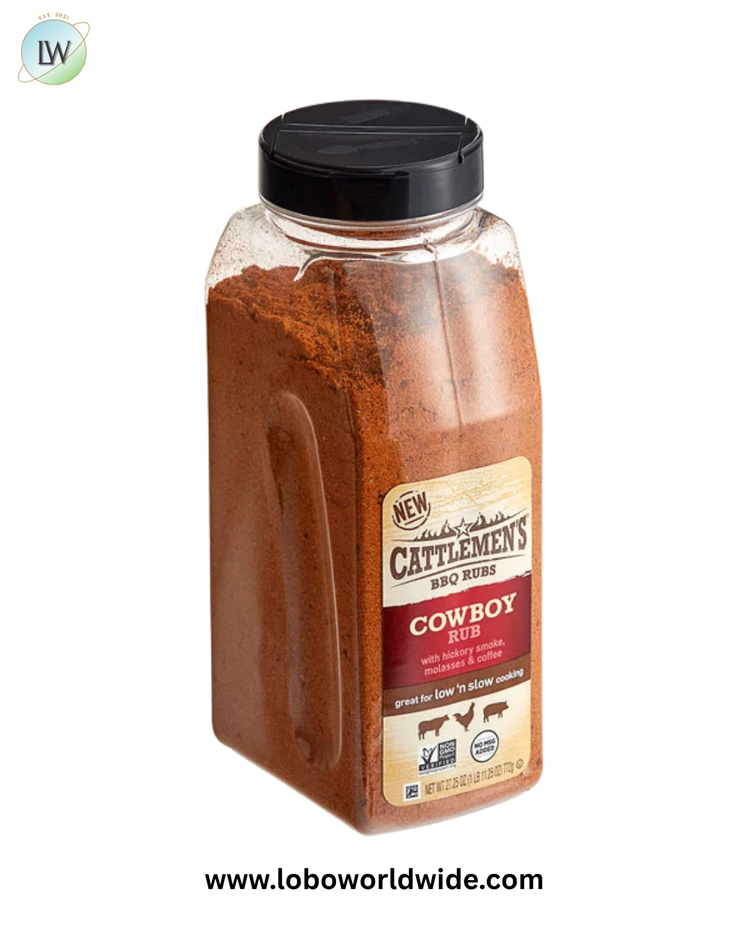 Cattlemen's 27.25 oz. Cowboy BBQ Rub