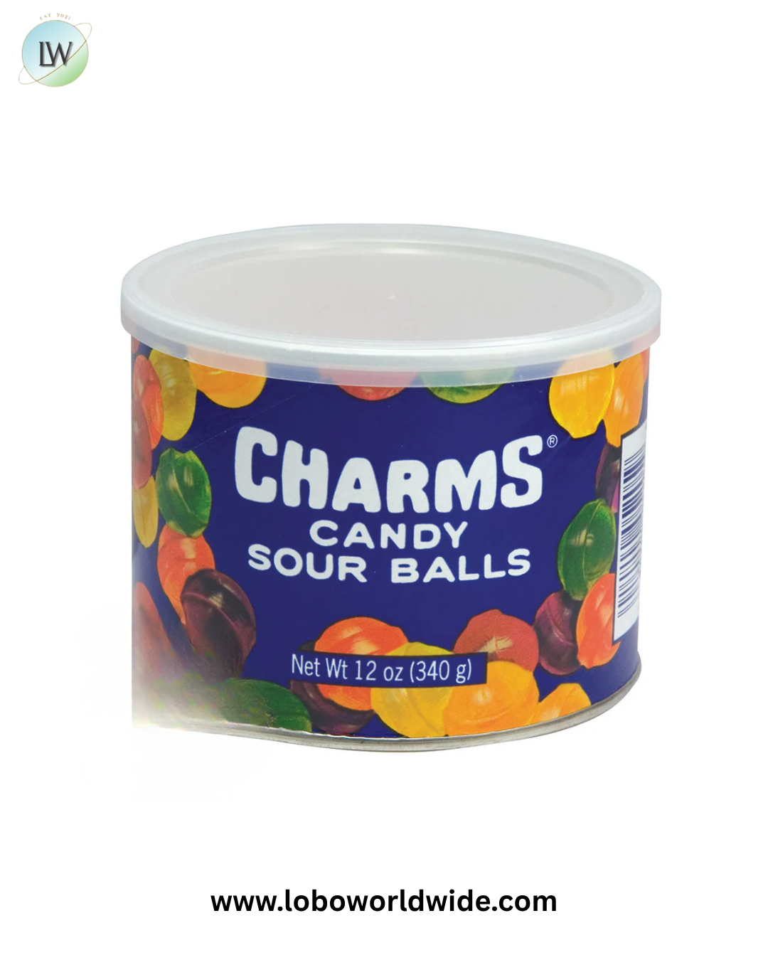 Charms Sour Balls Tins - 12ct