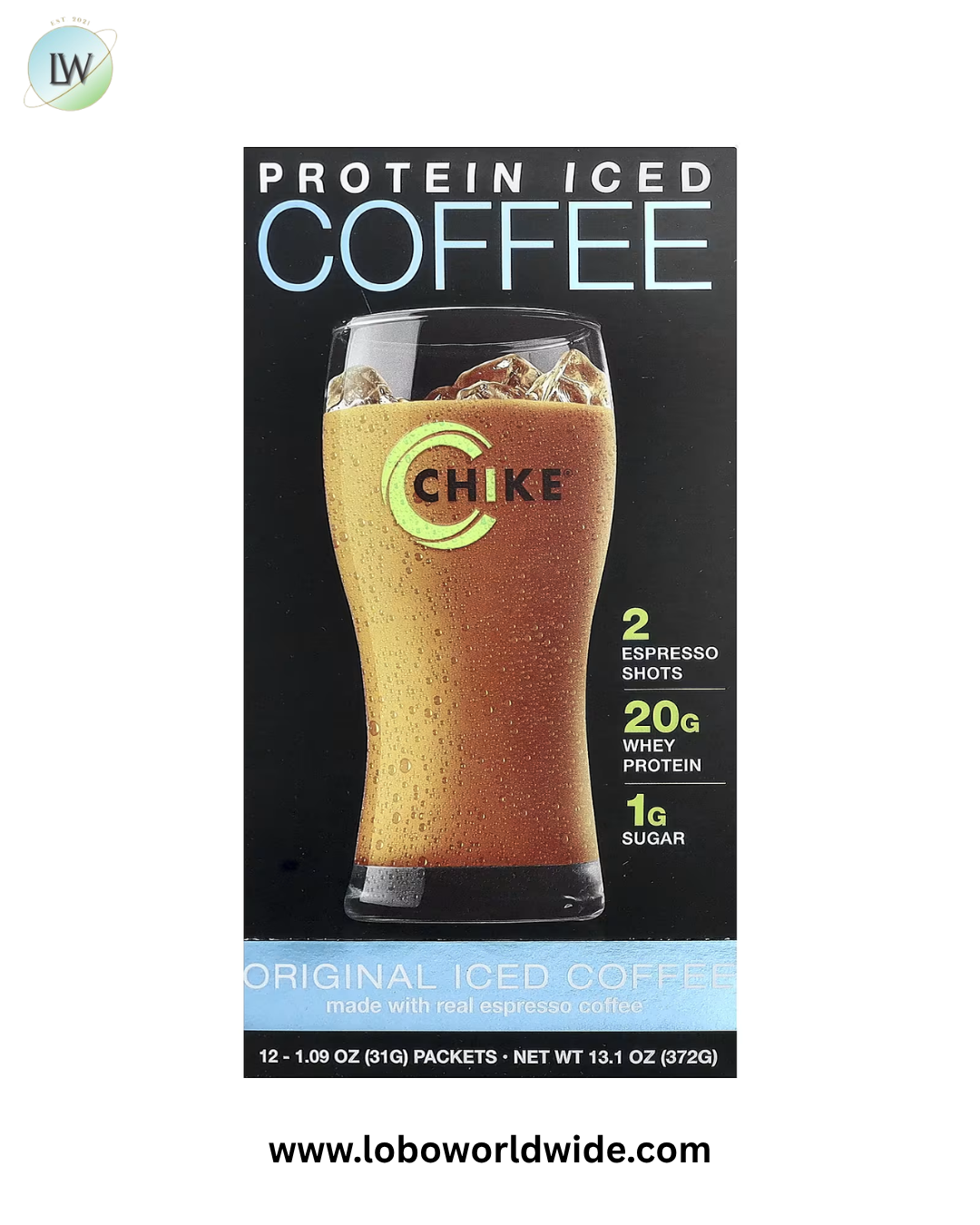 Chike Nutrition, Protein Iced Coffee, Original, 12 Packets, 1.09 oz (31 g) Each