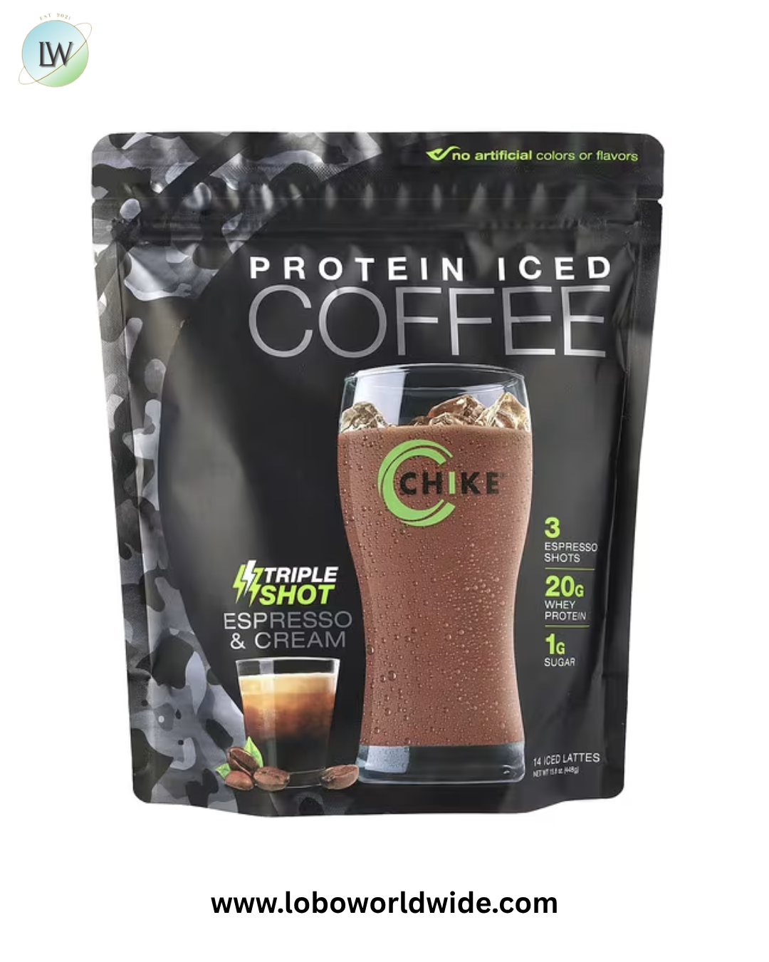 Chike Nutrition, Protein Iced Coffee, Triple Shot, Espresso & Cream, 15.8 oz (448 g)