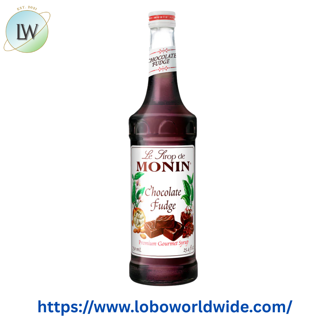 Monin Premium Chocolate Fudge Flavoring Syrup 750 mL