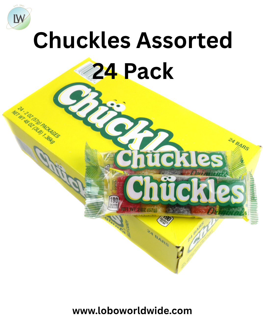 Chuckles Assorted 24 Pack