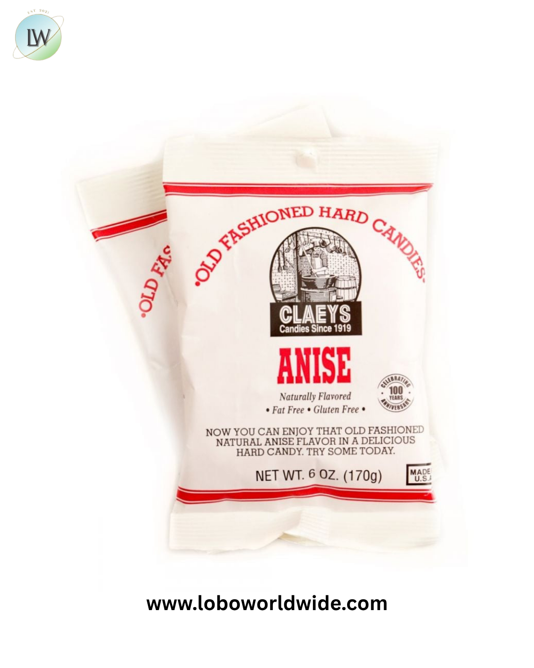 Claey's Hard Candy Drops Anise 6oz Bag