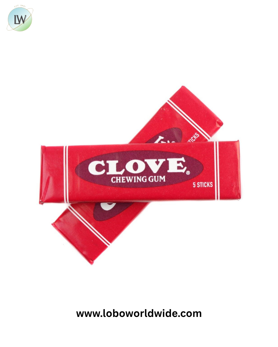 Clove Chewing Gum 20 Pack