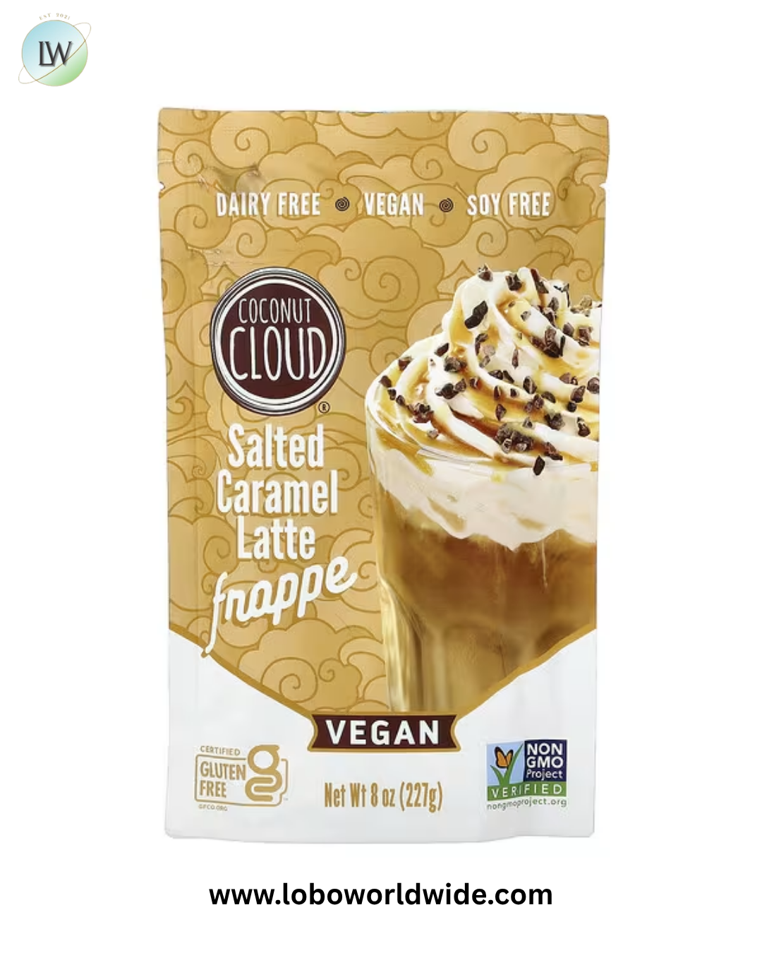 Coconut Cloud, Vegan Latte Frappe, 8 oz (227 g)