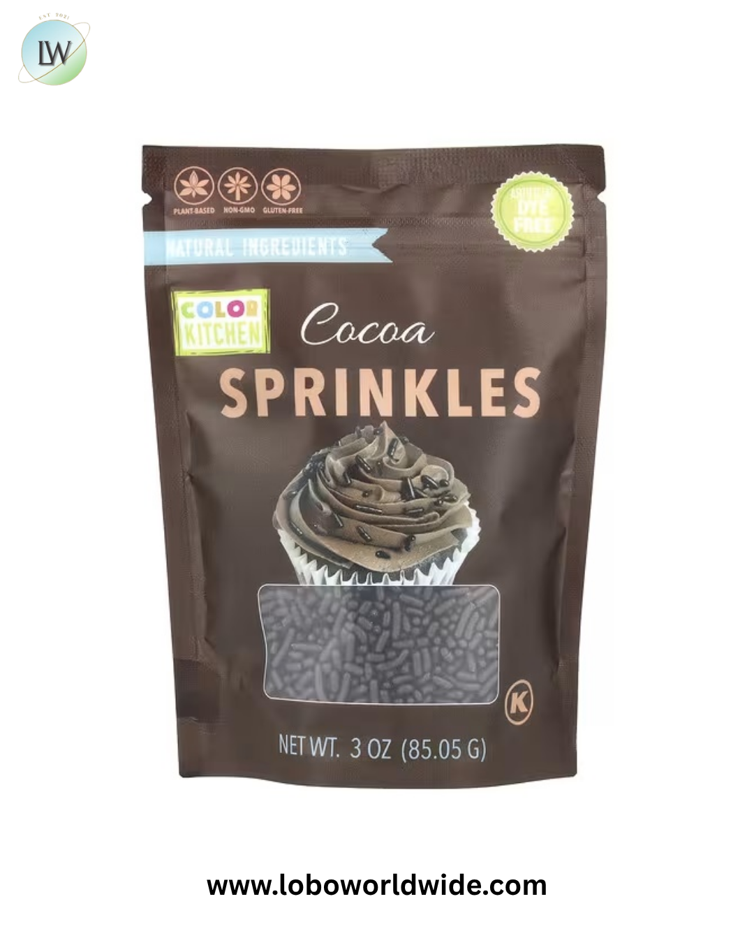 ColorKitchen, Cocoa Sprinkles, 3 oz (85.05 g)