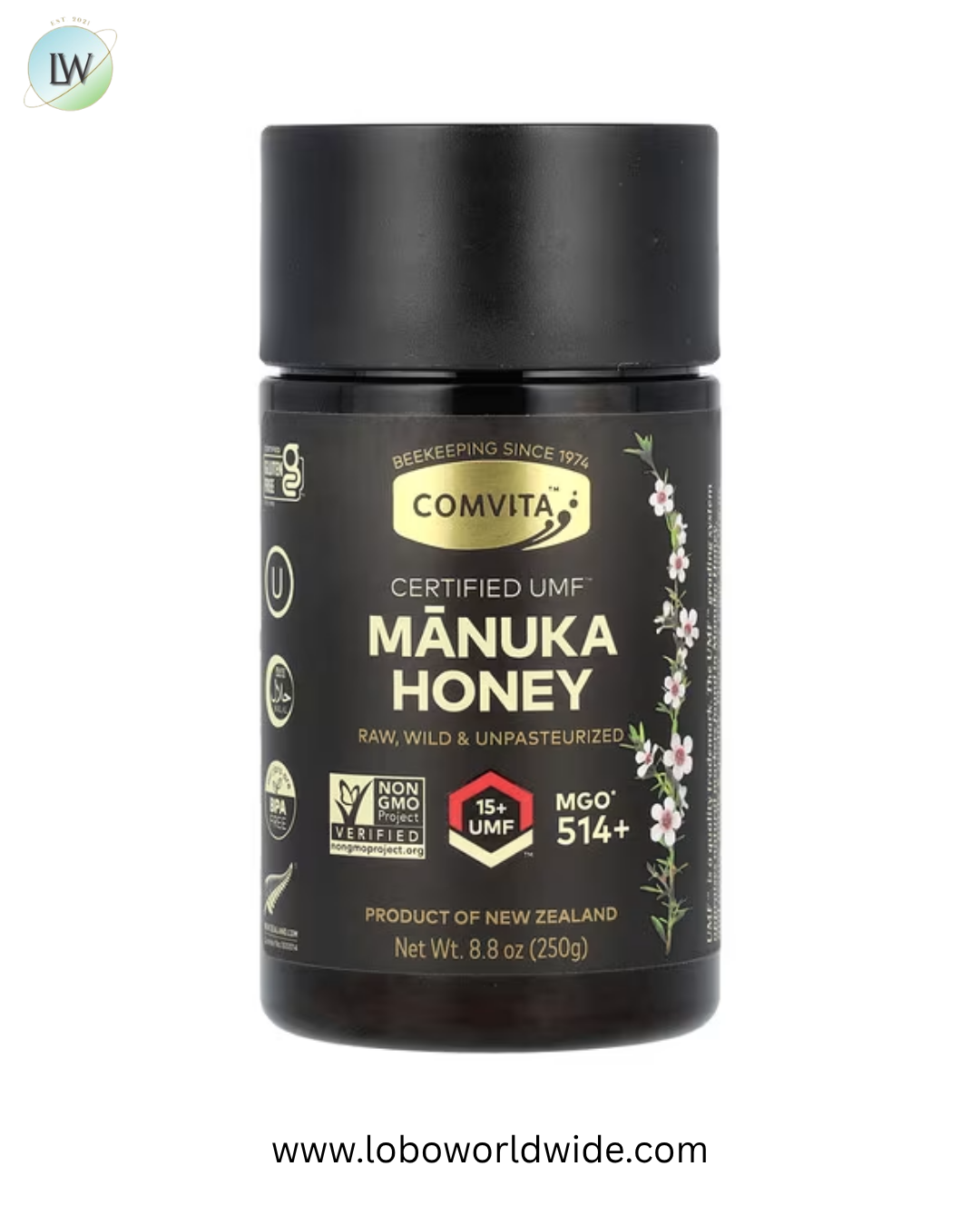 Comvita, Manuka Honey, UMF™ 15+, MGO 514+