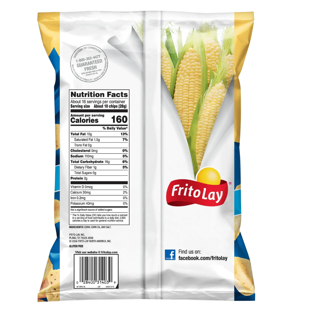 Fritos Scoops! Corn Snacks, Party Size, 15.5 Ounce Bag Single Bag