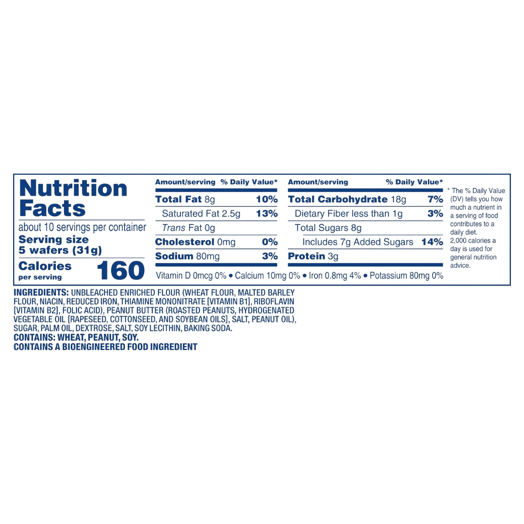 (3 pack) Nutter Butter Peanut Butter Wafer Cookies, 10.5 oz