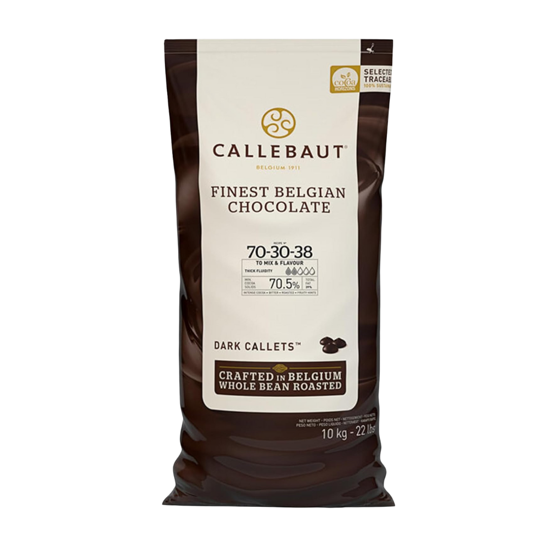 Callebaut Recipe 70/30 Dark Chocolate Callets™ 22 lb