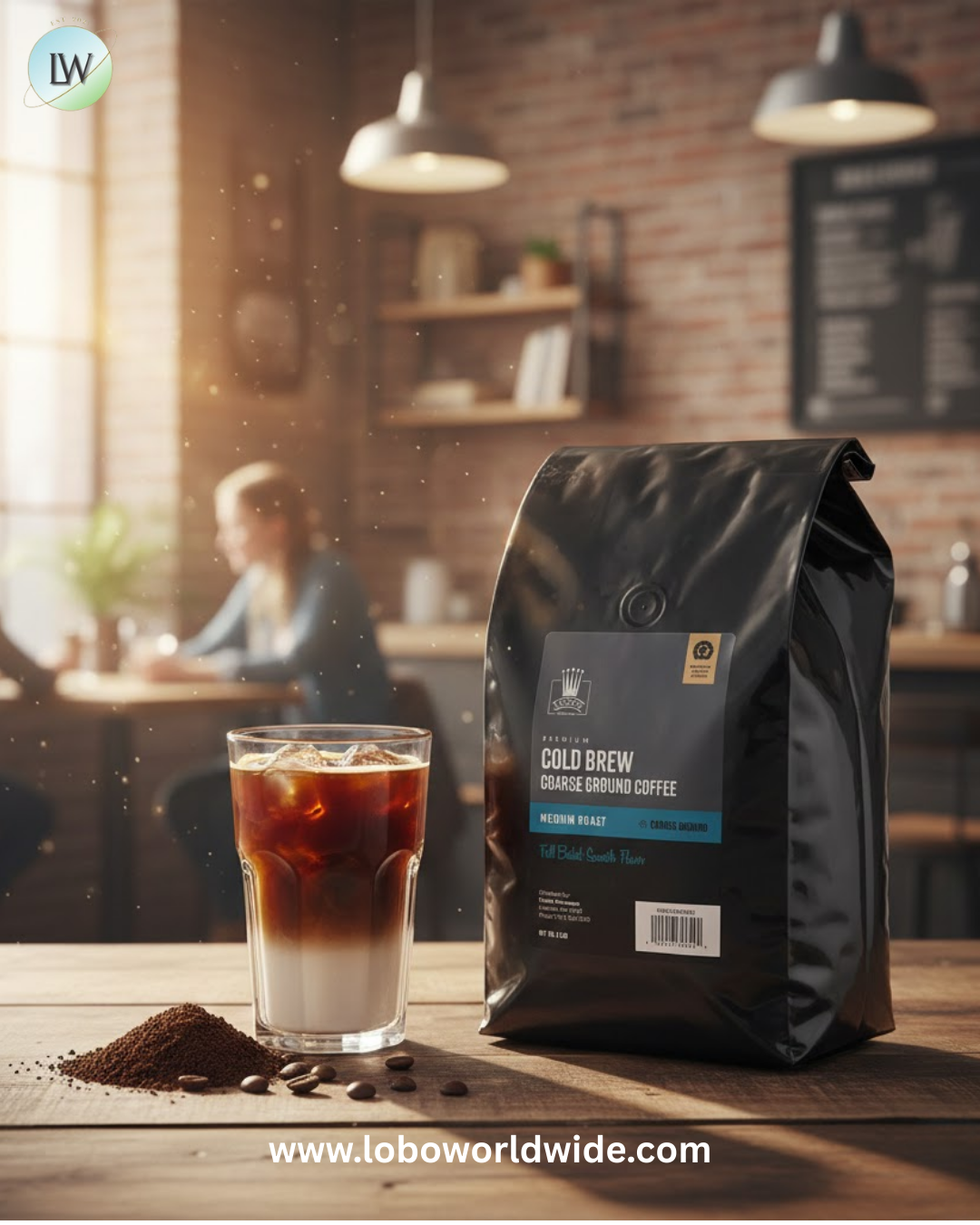 Crown Beverages Cold Brew Coarse Ground Coffee 5 lb.