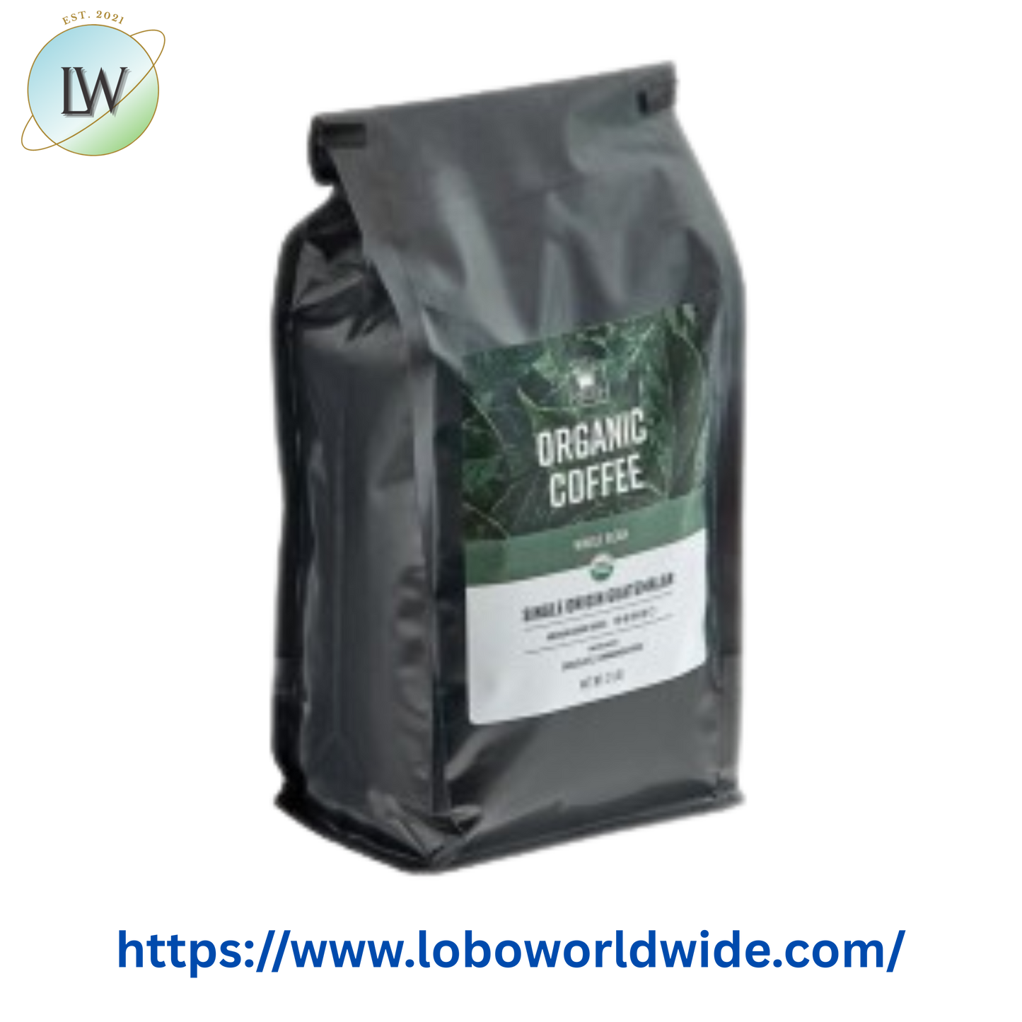 Crown Beverages Organic Single Origin Guatemalan Whole Bean Coffee 2 lb.